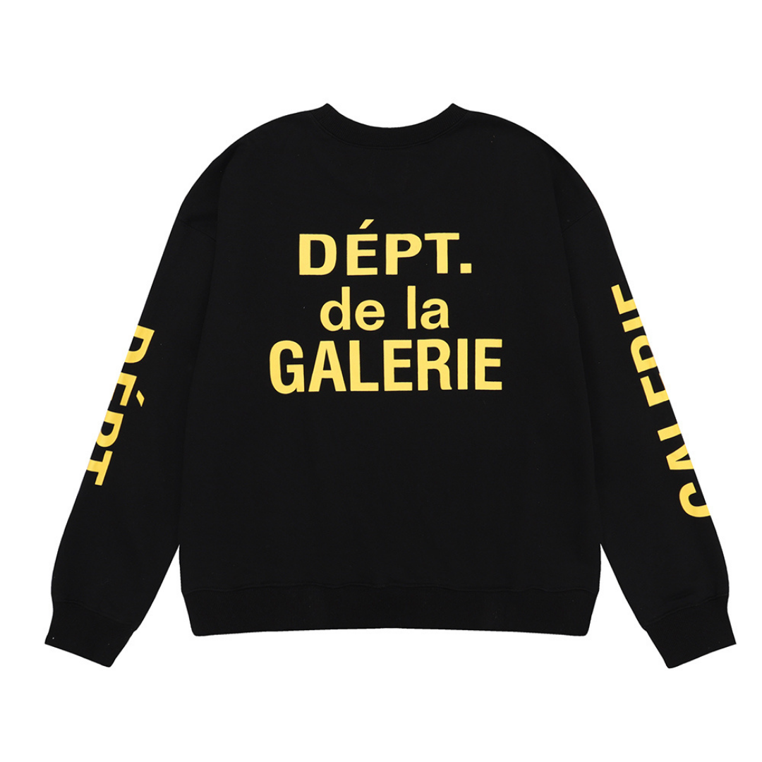 Sudadera con capucha estilo galería