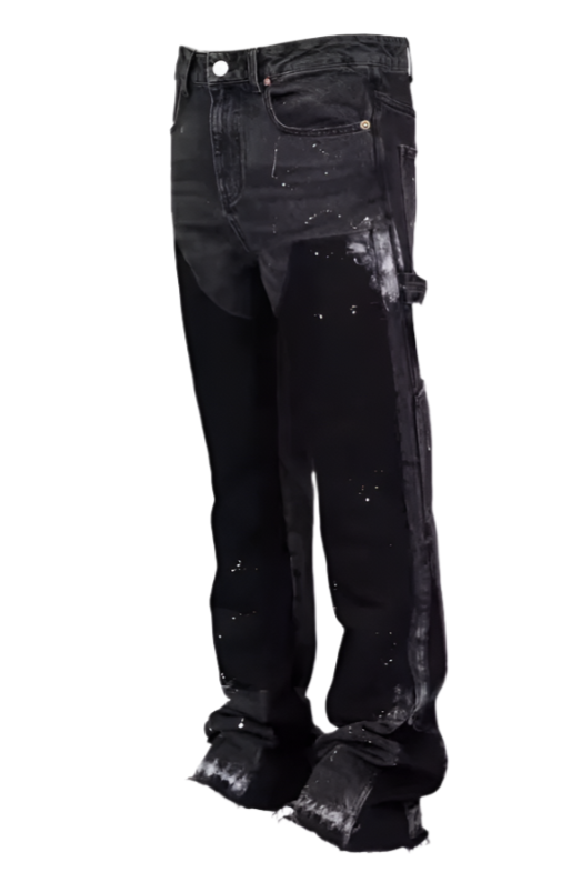 Flared Wash Jeans