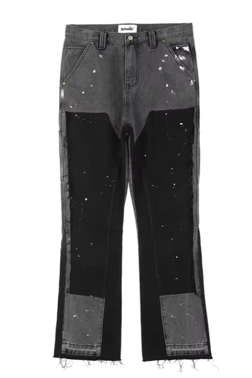 Flared Wash Jeans