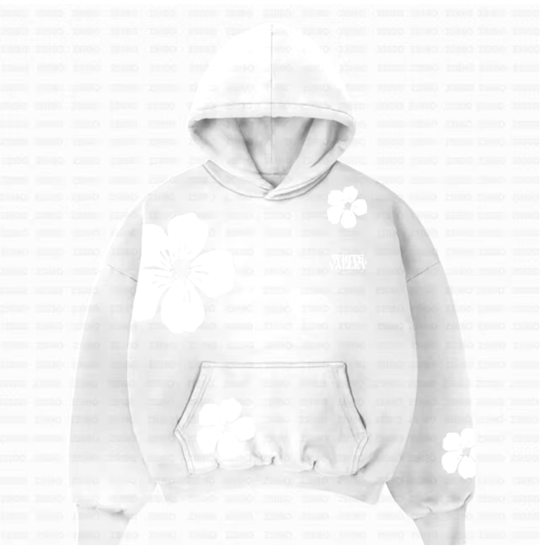 soft flower hoodies