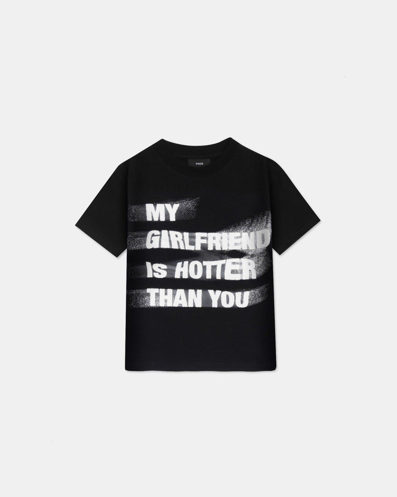 MY GIRLFRIEND BABY TEE - BLACK