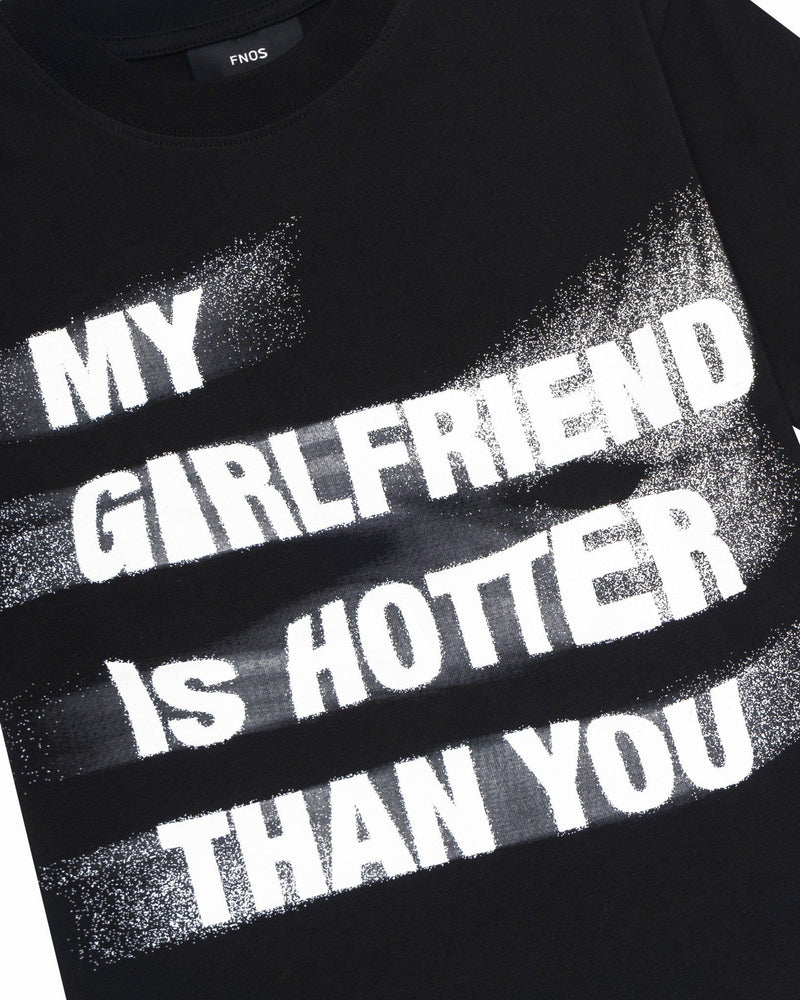 MY GIRLFRIEND BABY TEE - BLACK